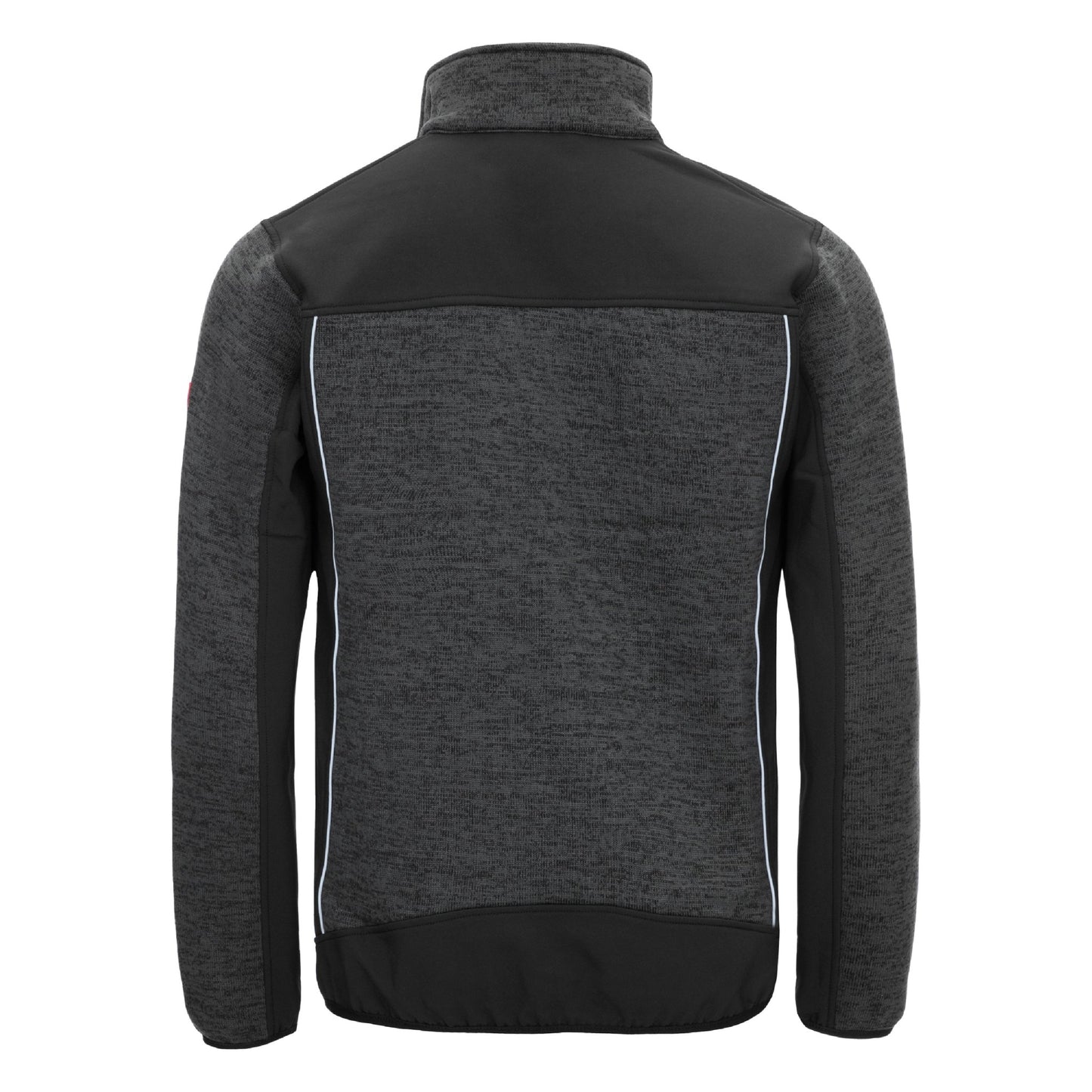 NITRAS MOTION TEX PLUS, strikket softshelljakke, sort