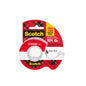 En rulle Scotch® Crystal tape (19mm x 25m) plus 5m GRATIS på en hånddispenser, fra 3M Deutschland GmbH, i en klar dispenser med klassisk rød-gul emballage.