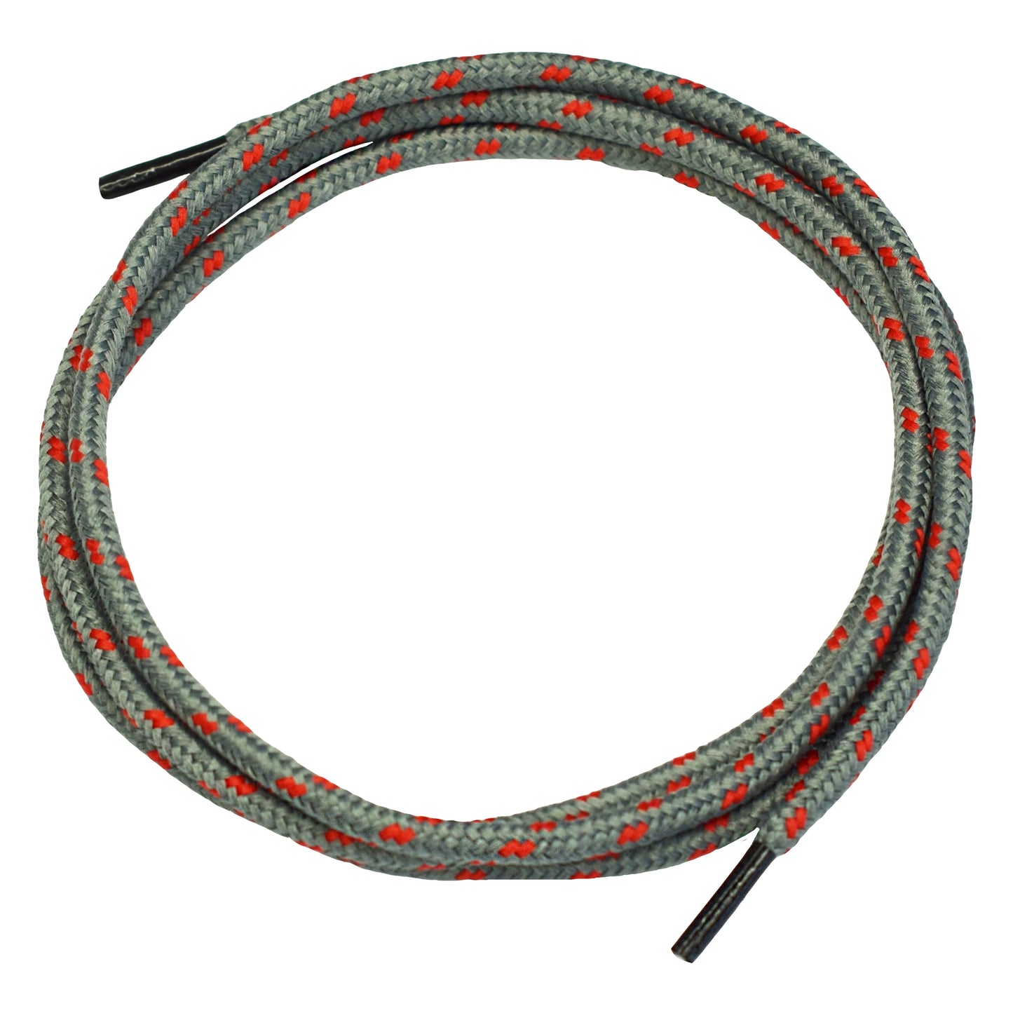 NITRAS snørebånd, grå / rød | Pakke (1 par)