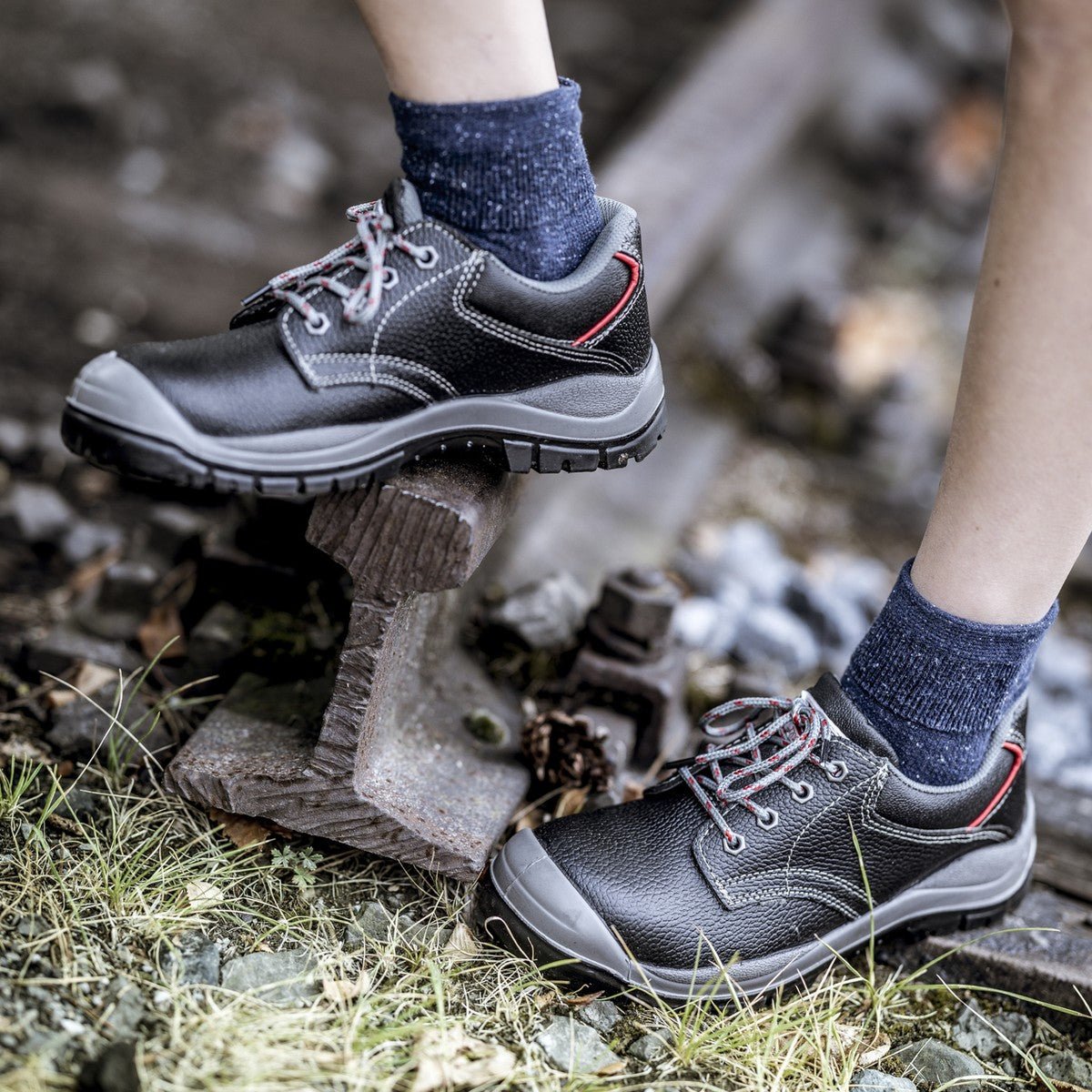 NITRAS STEP, S3 sikkerhedssko, sort