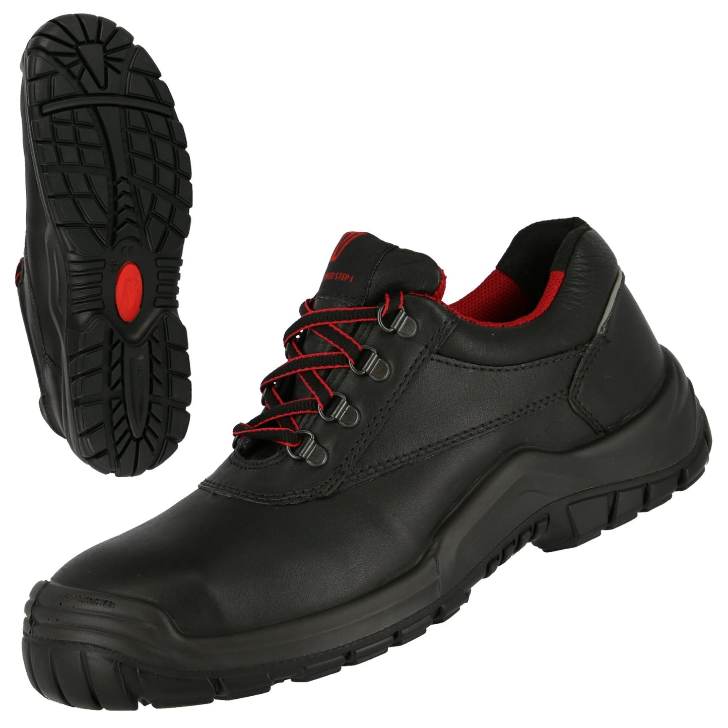 NITRAS POWER STEP, S3 HRO SRC sikkerhedssko, sort