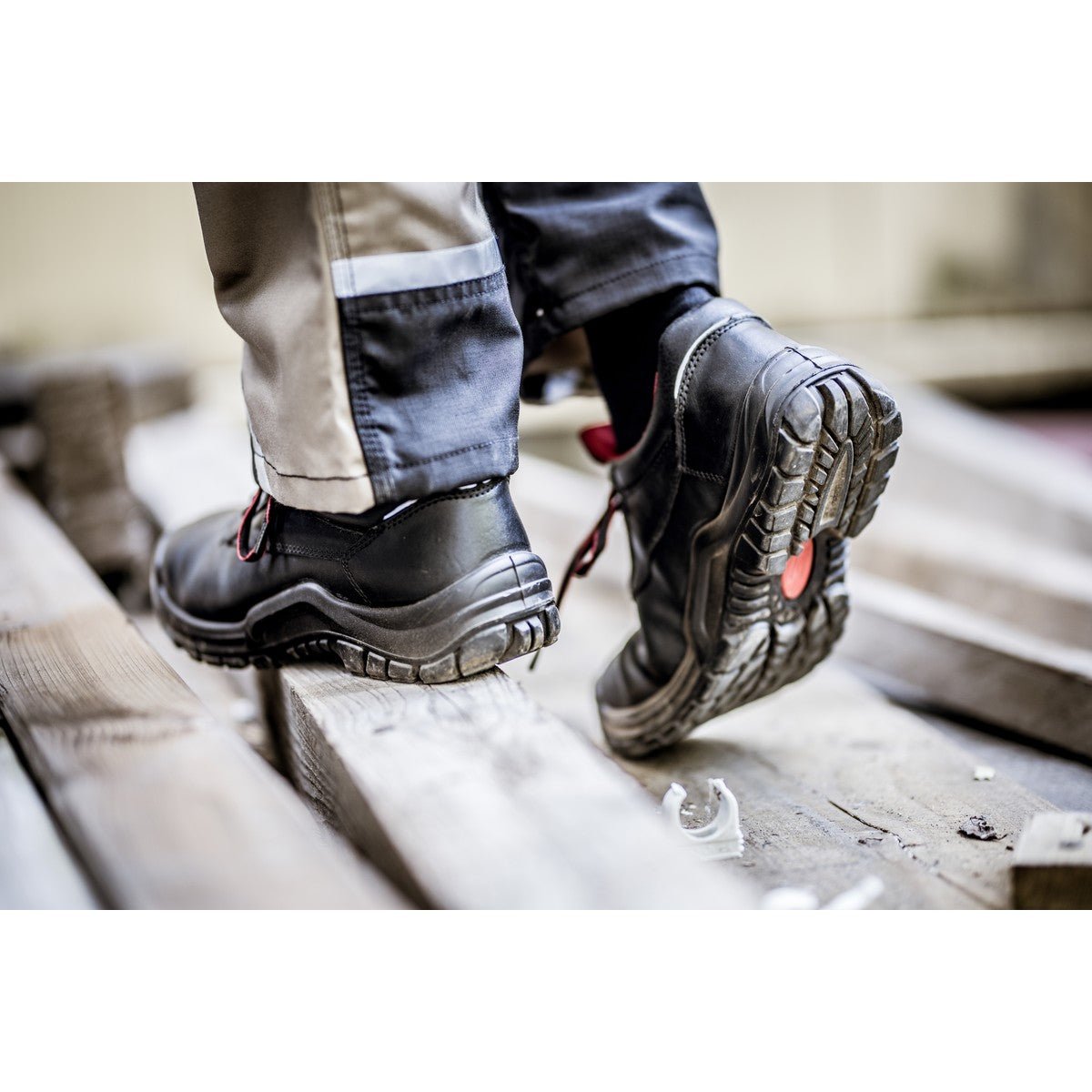 NITRAS POWER STEP, S3 HRO SRC sikkerhedssko, sort