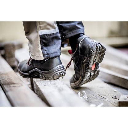 NITRAS POWER STEP, S3 HRO SRC sikkerhedssko, sort