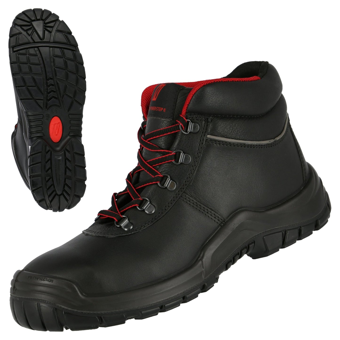 NITRAS POWER STEP MID, S3 HI HRO sikkerhedsstøvler, mellemhøj, sort