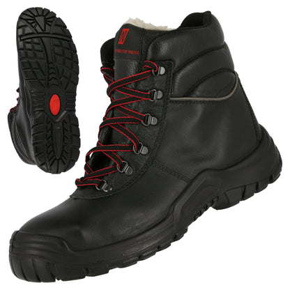 NITRAS POWER STEP MID+, S3 CI HI HRO SRC sikkerheds vinterstøvler, mellemhøj, sort