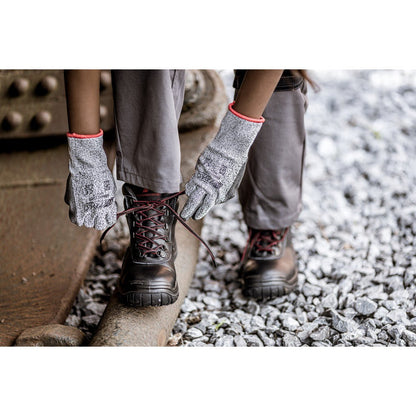 NITRAS CUT B, skærebeskyttelseshandsker, grå/sort