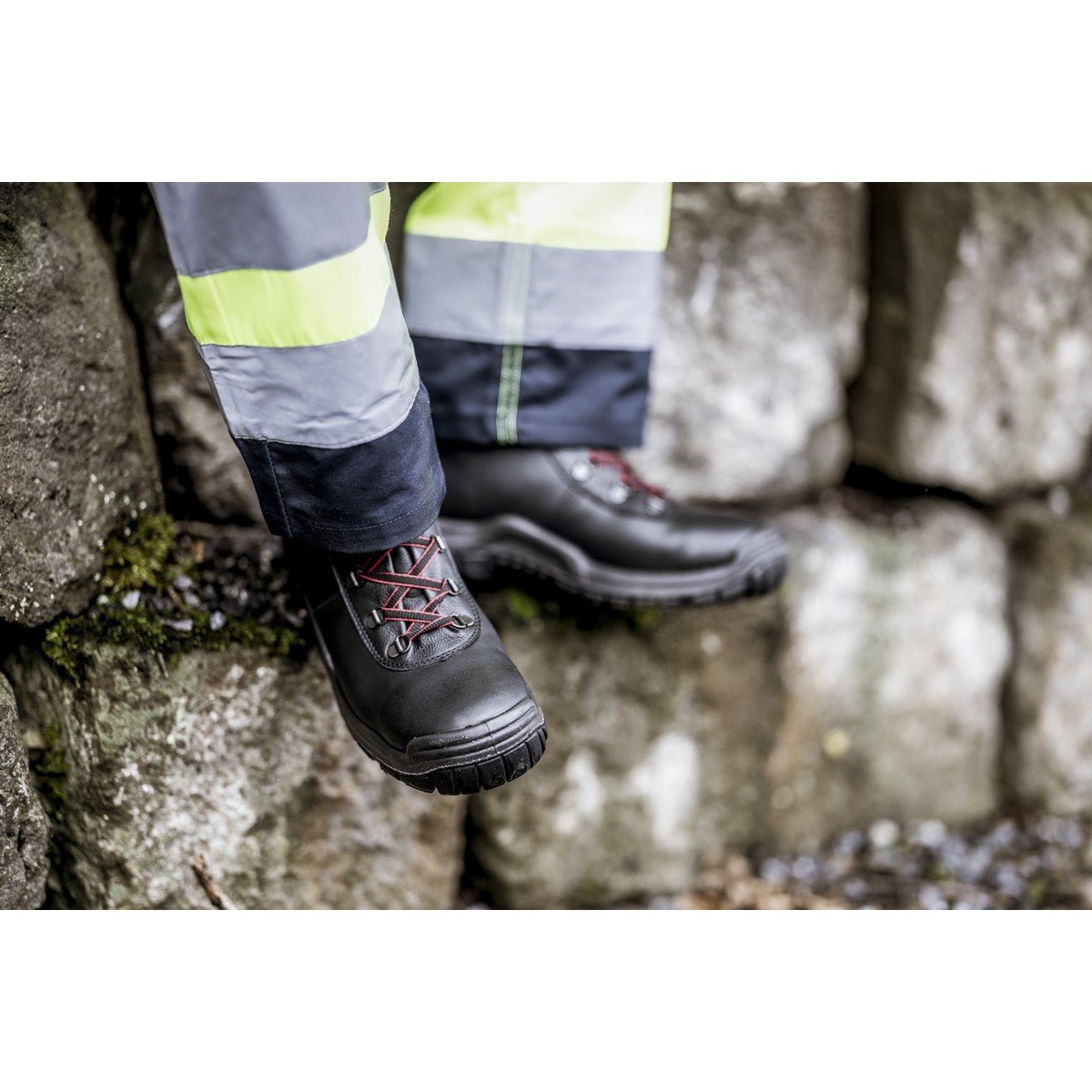 NITRAS POWER STEP MID+, S3 CI HI HRO sikkerhedsstøvler, høj, sort