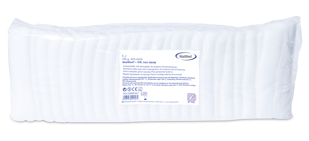 MaiMed-VW zig-zag bandage bomuldsfoliepose