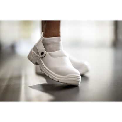 NITRAS CLEAN STEP CL, SB sikkerhedstræsko, hvid