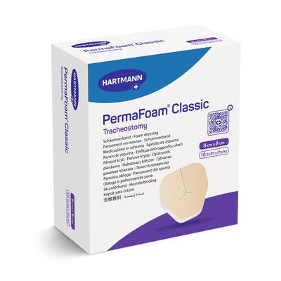 Hartmann PermaFoam Classic Tracheostomi 8x8cm P10 | Pakke (10 stk.)