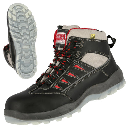 NITRAS SPORT STEP MID, S3 sikkerhedsstøvler, mellemhøj, sort