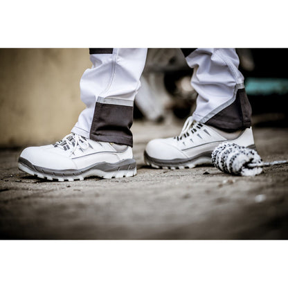 NITRAS SPORT STEP WH, lav sikkerhedssko, hvid