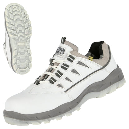 NITRAS SPORT STEP WH, lav sikkerhedssko, hvid