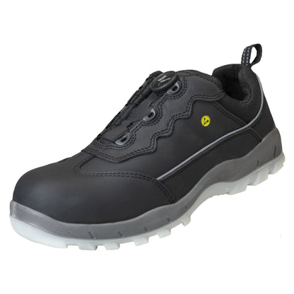 NITRAS SPORT STEP FIT, lav sikkerhedssko, sort