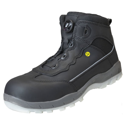 NITRAS SPORT STEP MID FIT, sikkerhedsstøvler, mellemhøj, sort