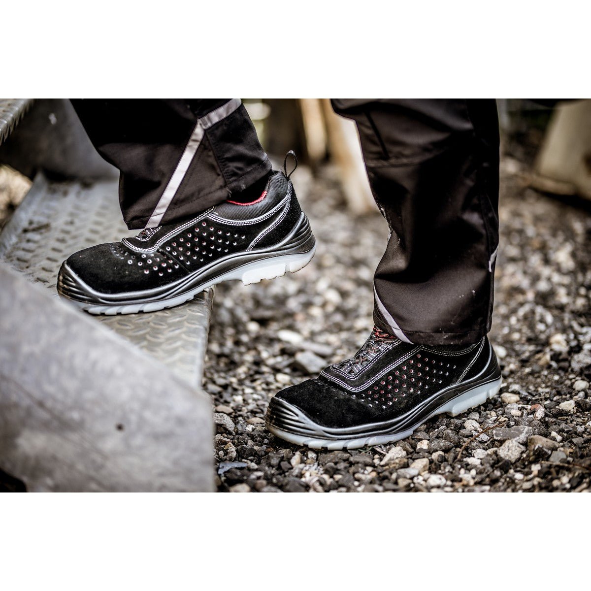 NITRAS EASY STEP P, S1P sikkerhedssko, sort