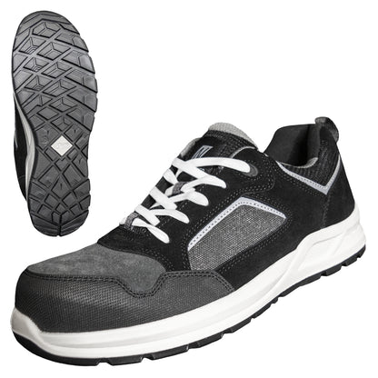 NITRAS CLASSIC STEP, S1P sikkerhedssko, grå/sort