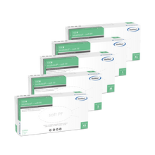 MaiMed-soft PF latex undersøgelseshandsker usterile pudderfri 100 stk/æske