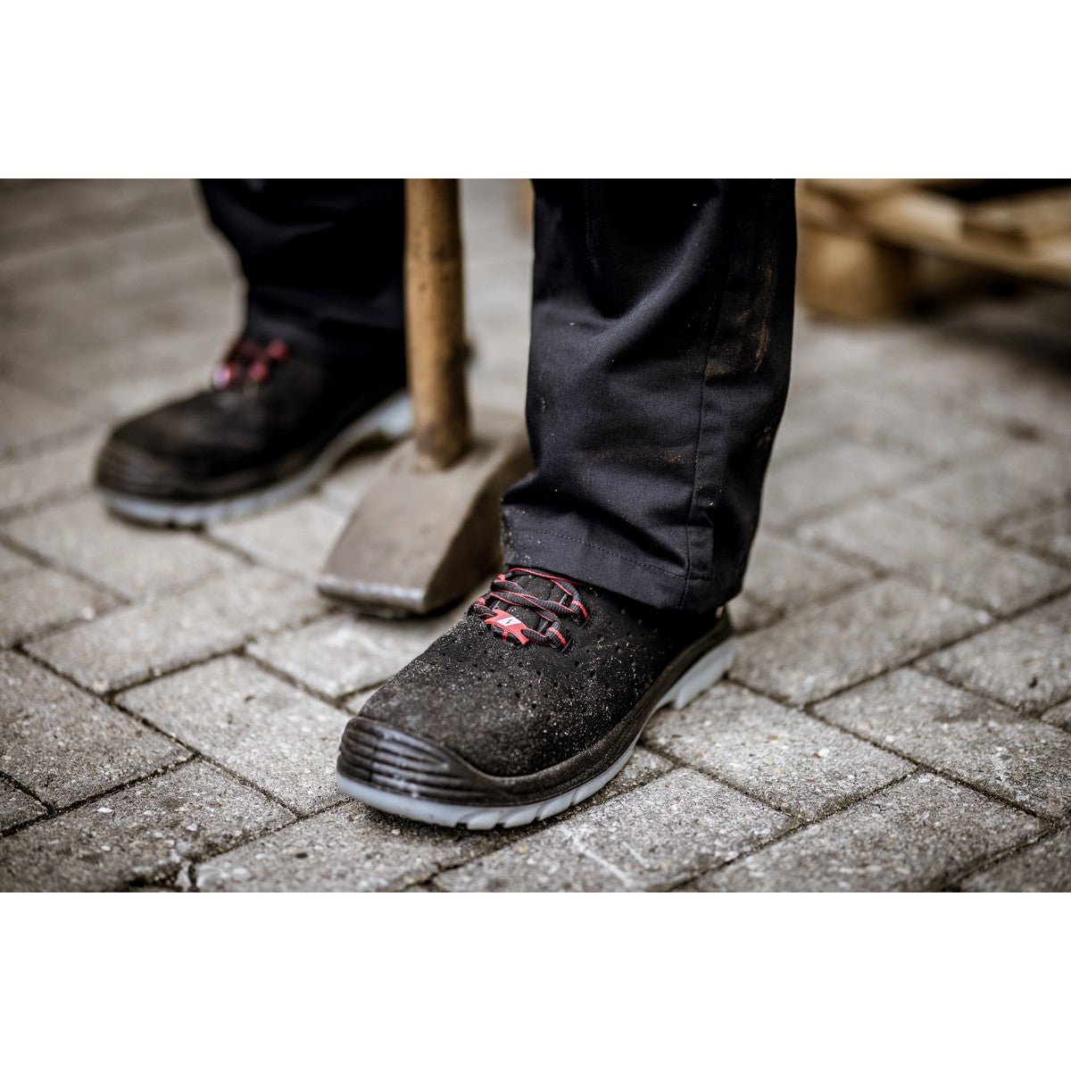 NITRAS MICRO STEP MID, S1 P sikkerhedsstøvler, mellemhøj, sort