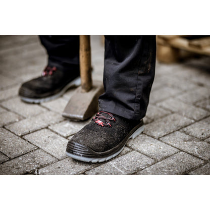 NITRAS MICRO STEP MID, S1 P sikkerhedsstøvler, mellemhøj, sort