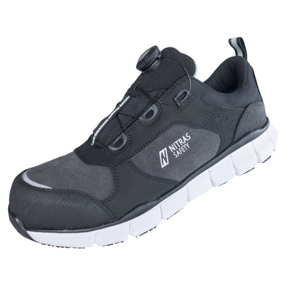 NITRAS SONIC STEP FIT, S3S FO HRO SC SR lav sikkerhedssko, grå/sort