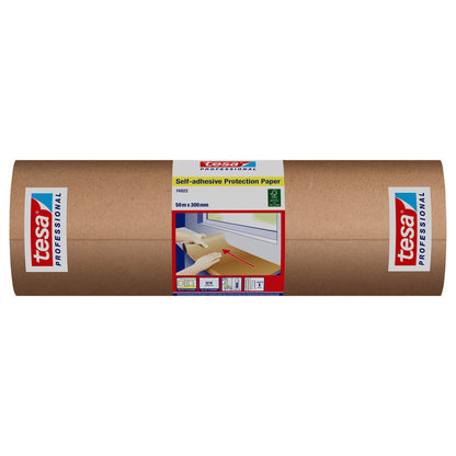 tesa Professional 74922 Selbstklebendes Schutzpapier, chamois 50 m x 300 mm