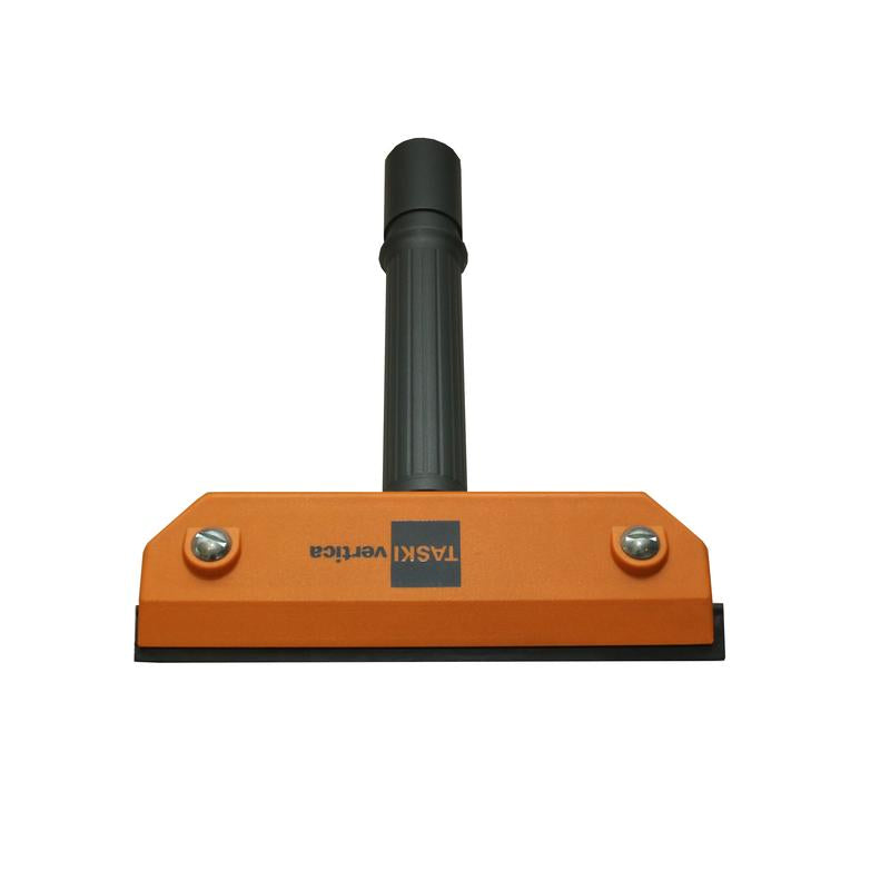 Den TASKI vertica dyse 20 cm fra Diversey Deutschland GmbH & Co. OHG er en sortskaftet, orange sugedyse til vertica-systemet, ideel til rengøring eller skrabning; fås som enkeltpakke (1 stk.).