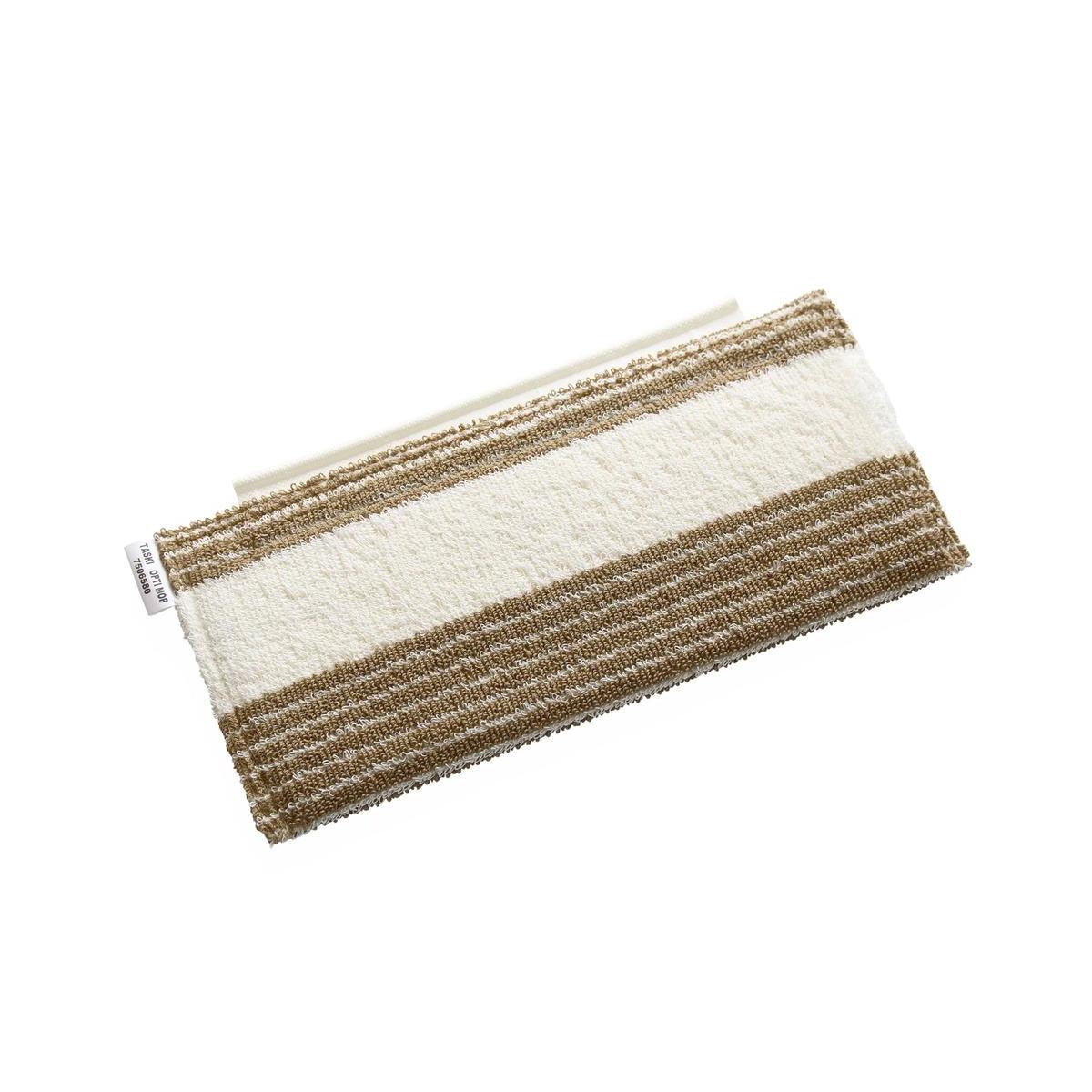 TASKI Opti Mop 30 mikrofiberkluden fra Diversey Deutschland GmbH & Co. OHG, vaskbar op til 95°C, optimerer rengøringseffekten - ideel til professionelle. Emballage: Karton med 2 pakker.