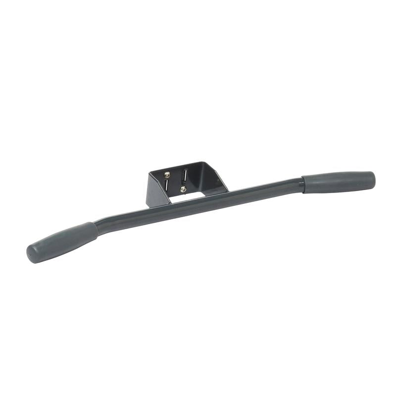 Den TASKI Støttebøjle lille, Greb lille fra Diversey Deutschland GmbH & Co. OHG er en kompakt sort metalbøjle med ergonomisk greb og gummibelagte ender samt en central holder til nem væg- eller overflademontering. Pakke: 1 stykke.