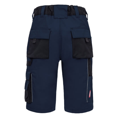 NITRAS MOTION TEX PLUS, arbejdsbukser, korte, marineblå/sort