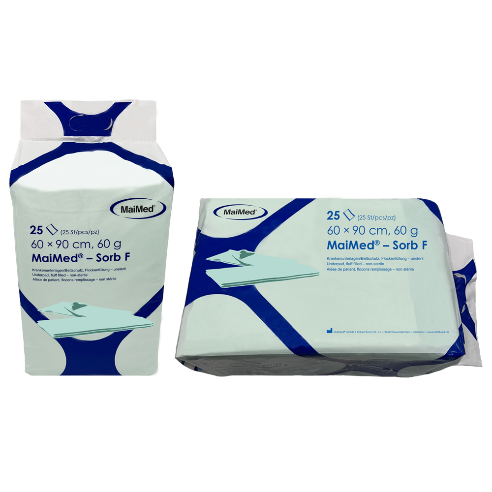 MaiMed-Sorb F lægejournaler ikke-sterile celluloseflager, 60x90cm, 60g, 4x25 stk./æske | Æske (100 stk.)