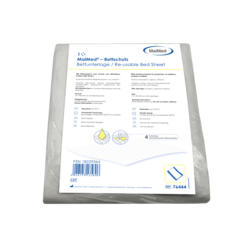 MaiMed sengebeskytter / sengepude, vaskbar