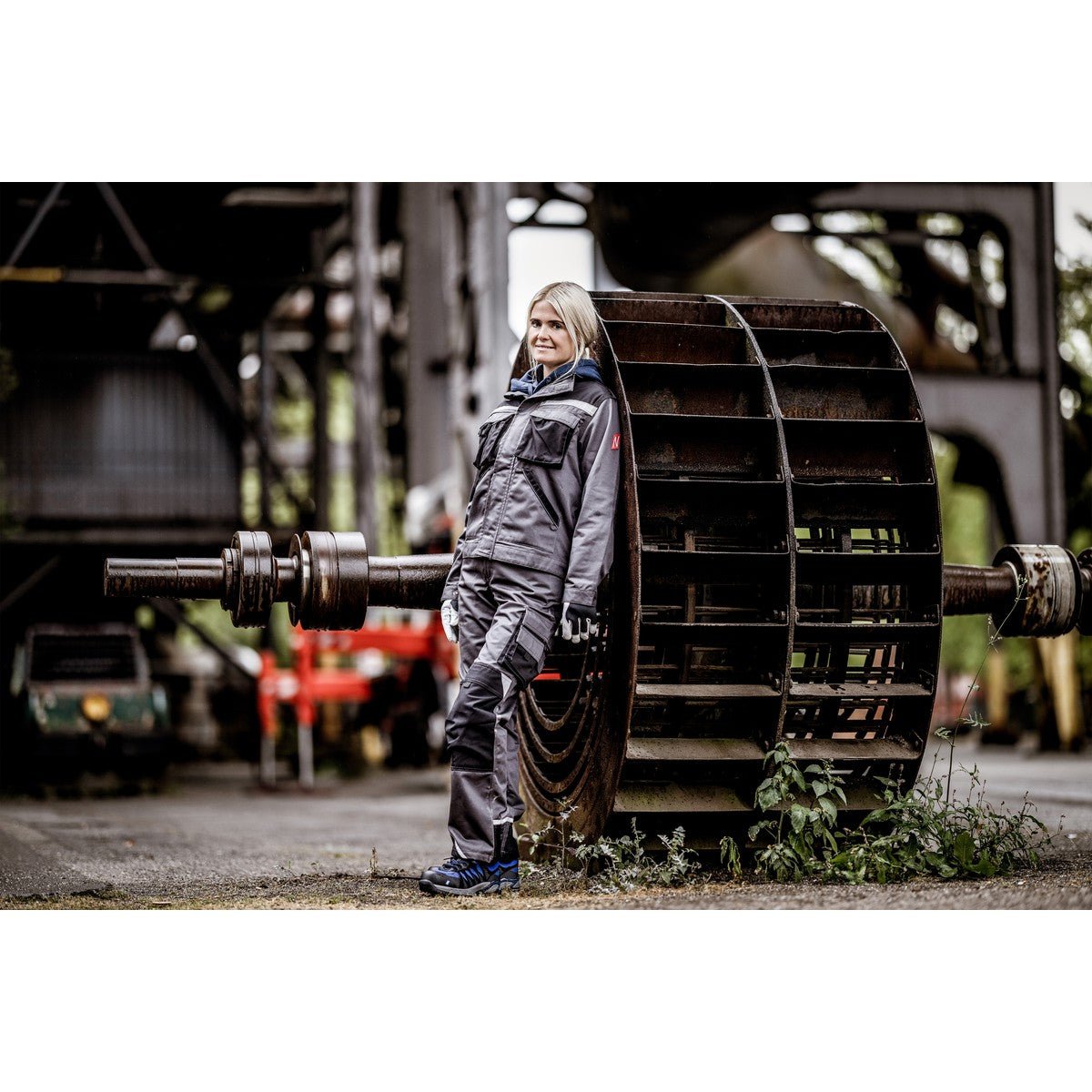 NITRAS MOTION TEX PLUS, arbejdsjakke, grå/sort