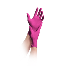 MaiMed-solution100 latexfri handsker, magenta, ikke-sterile, pudderfri