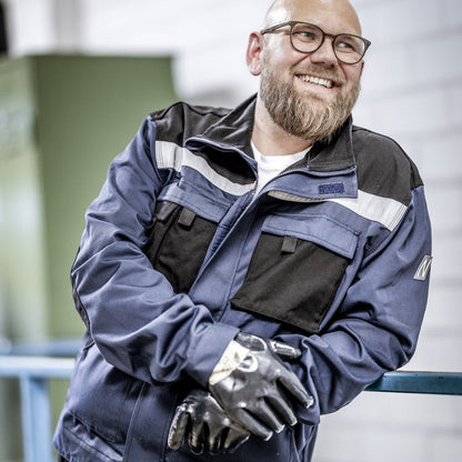 NITRAS MOTION TEX PLUS, arbejdsjakke, marineblå/sort