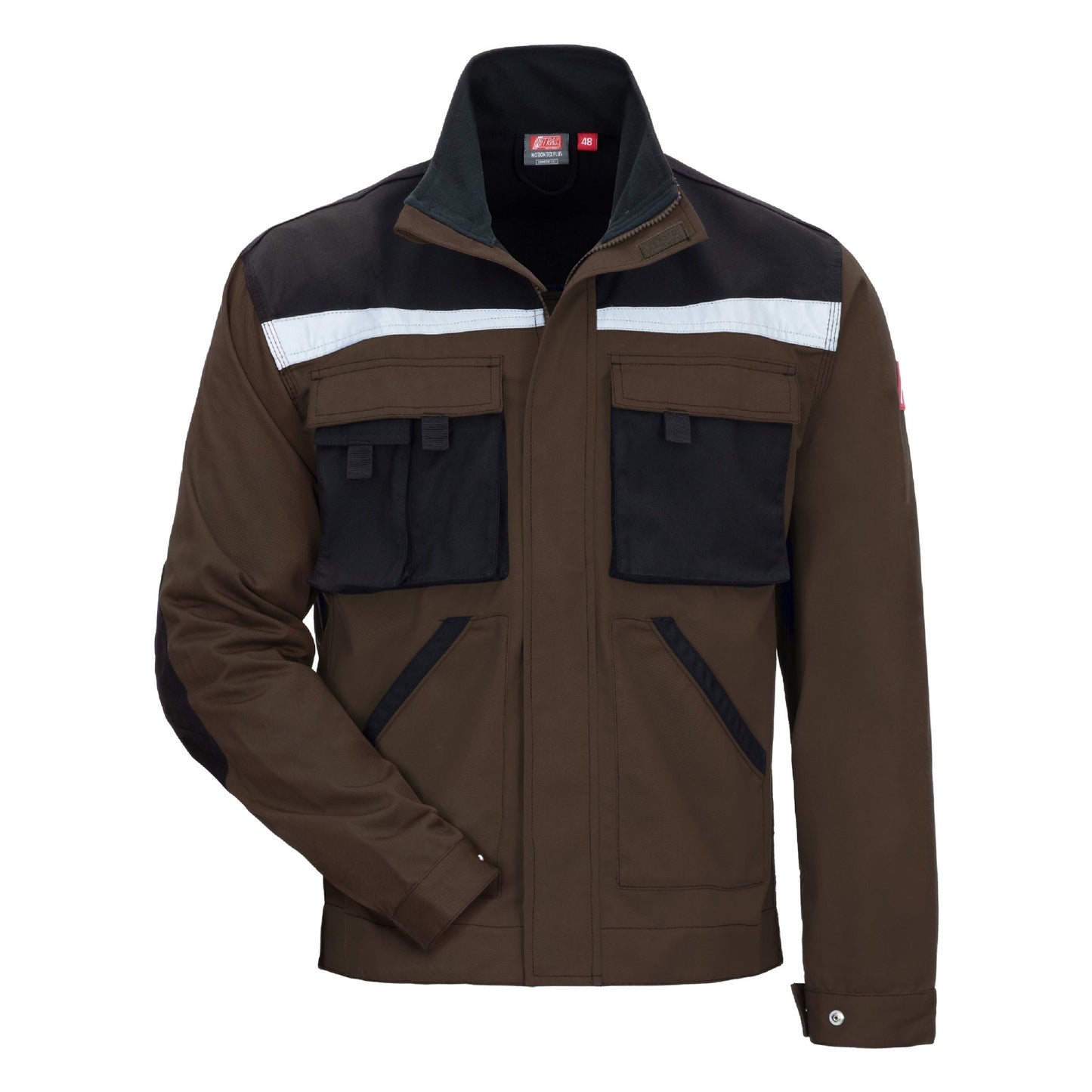 NITRAS MOTION TEX PLUS, arbejdsjakke, brun/sort