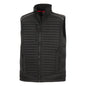 NITRAS MOTION TEX PLUS, quiltet softshellvest, sort
