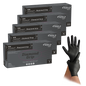 MaiMed-Diamond Grip sort, ikke-steril, pf latexfri nitrilhandske