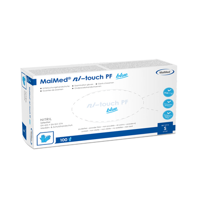 MaiMed ni-touch engangshandsker af nitril 100 stk./æske