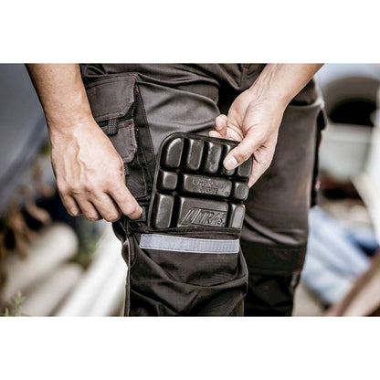 NITRAS knæbeskyttelse, sort, EN 14404 | Pakke (1 par)