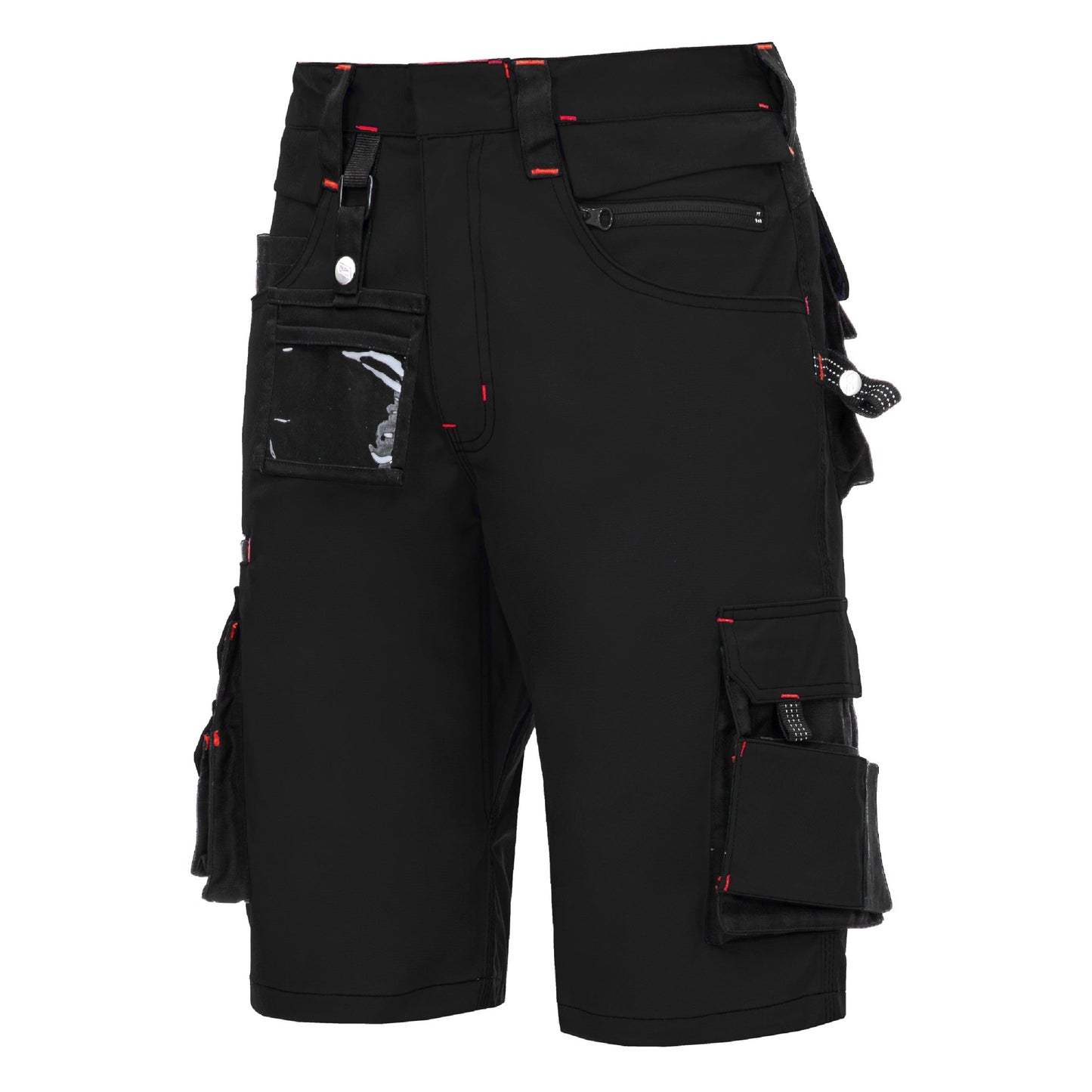 NITRAS MOTION TEX PRO FX, arbejdsbukser, korte, sorte