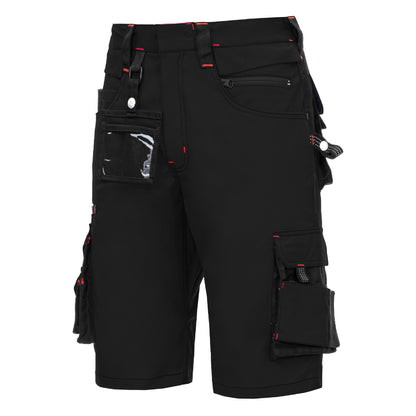 NITRAS MOTION TEX PRO FX, arbejdsbukser, korte, sorte