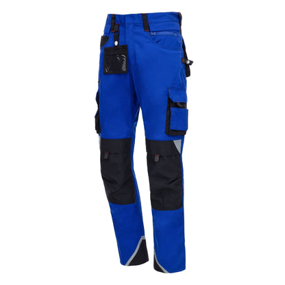 NITRAS MOTION TEX PRO FX, arbejdsbukser, lange, kongeblå/sort