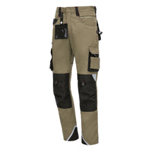 NITRAS MOTION TEX PRO FX, arbejdsbukser, lange, khaki/sort