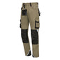 NITRAS MOTION TEX PRO FX, arbejdsbukser, lange, khaki/sort