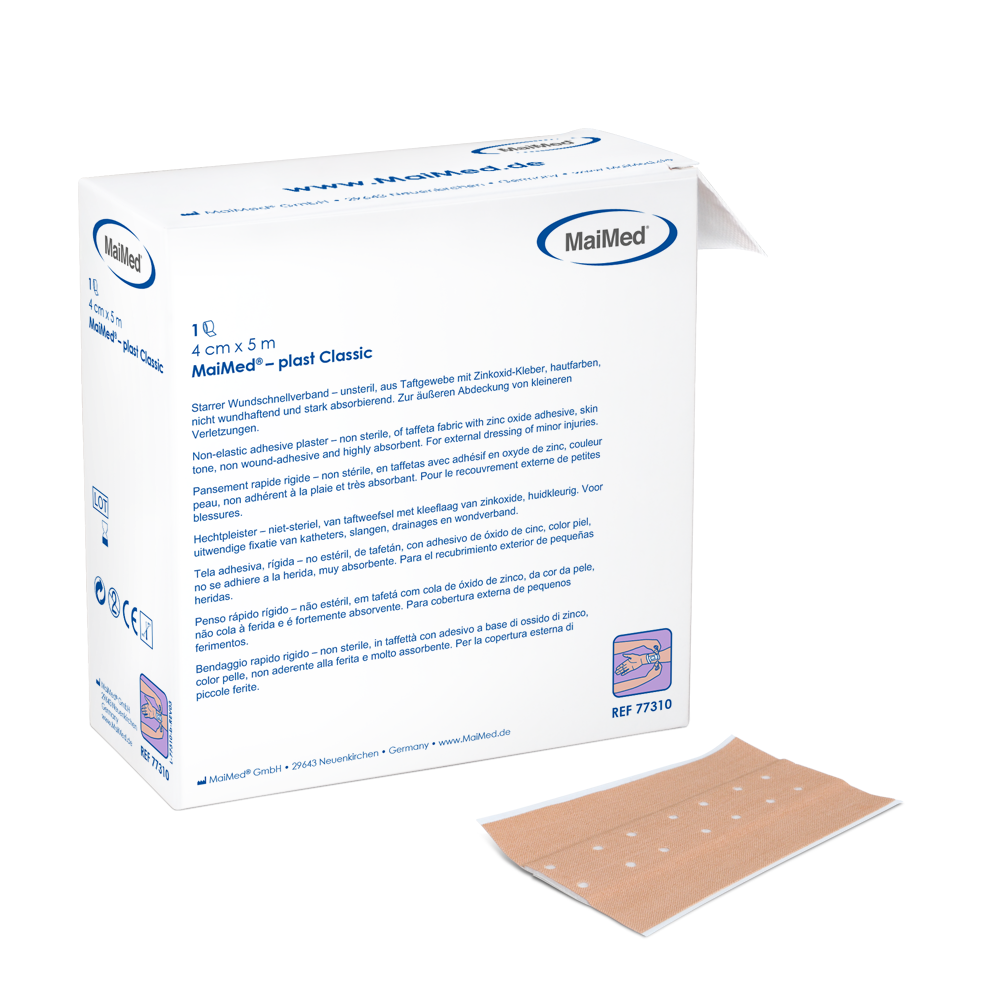 MaiMed-plast Klassisk stiv hurtig sårbandage