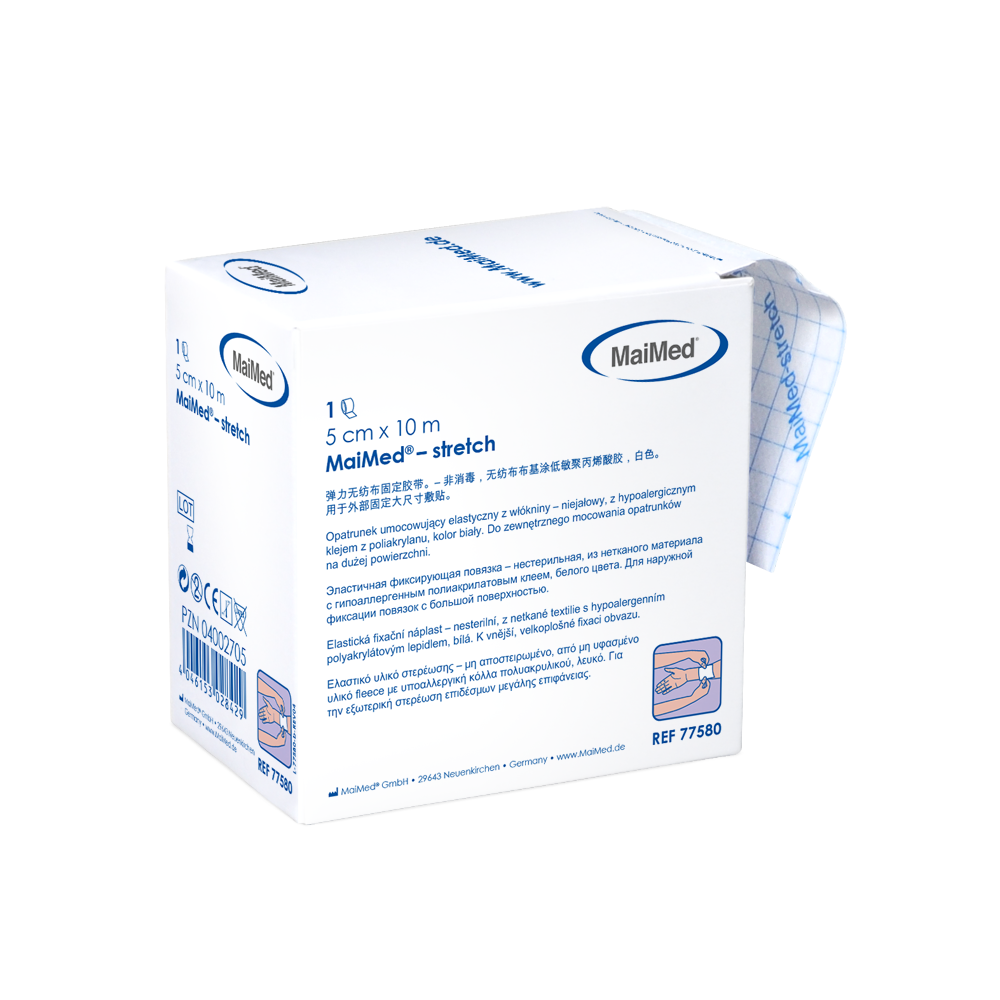 MaiMed-stretch elastisk fikseringsfleece 1 stk/æske