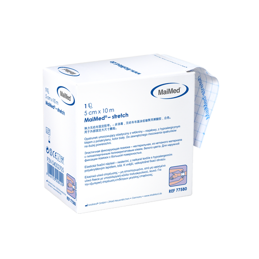 MaiMed-stretch elastisk fikseringsfleece 1 stk/æske