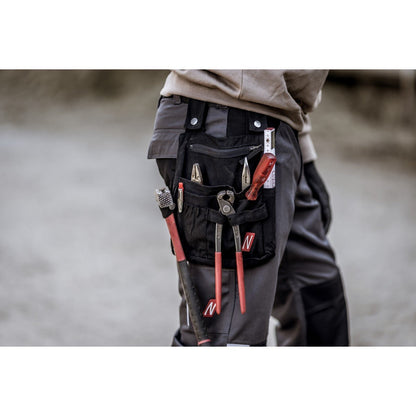 NITRAS værktøjstaske, sort Polyester: 65%; Bomuld: 33%; Elastan: 2% | Pakke (1 stk.)