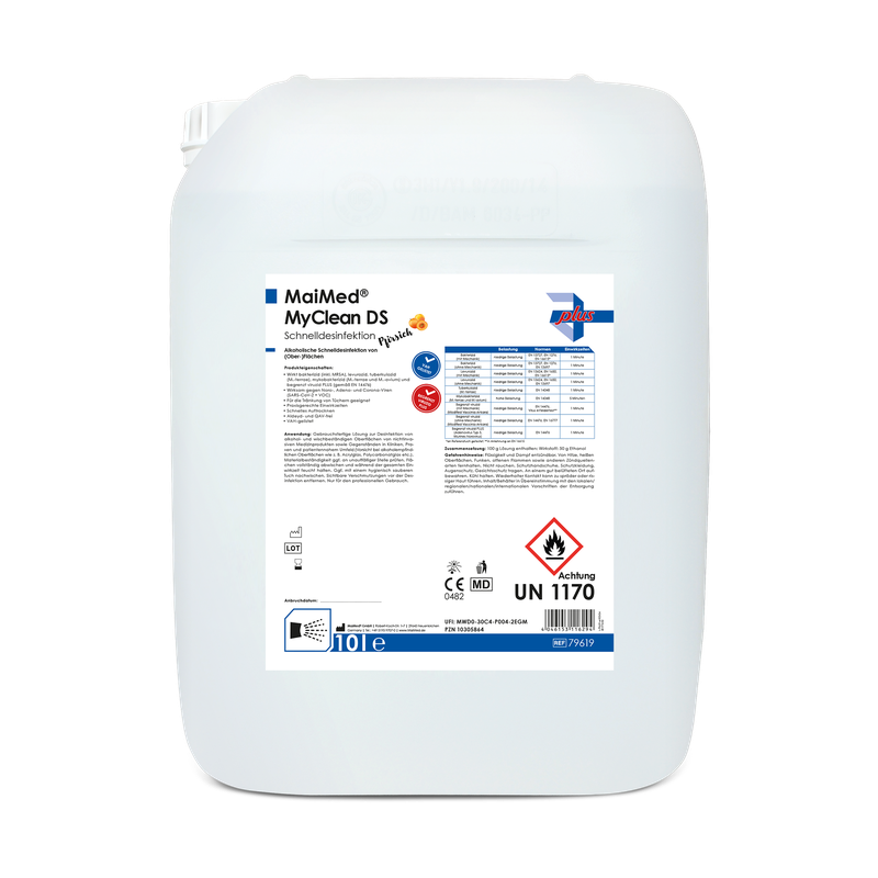 MaiMed MyClean DS - hurtig desinfektion | Beholder (10 l)